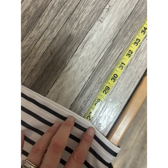 Nike Polo Shirt Womens Size XL Striped Dri Fit Sleeveless Tank Top Casual Golf - Picture 11 of 12